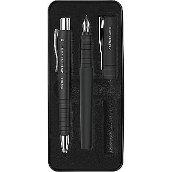 Набір ручок Poly Ball Pen FP В+BP Black, 241050 Faber-Castell