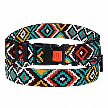 Ошейник для собак TM Barksi Urban зам.пласт (обв.шеи 25-33см,шир.1,6см),гуцульский ментоловый