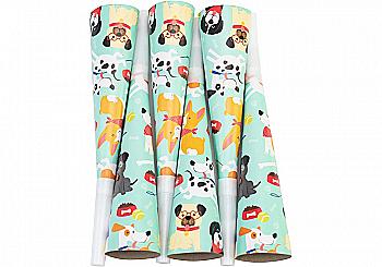 Набор горнов-гудков для свиста Happy Dogs, 19 см, 6 шт, ассорти, MX300216