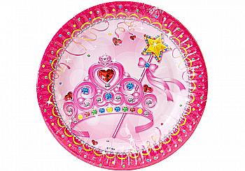 Набор бумажных тарелок Princess, 17,78 см, 6 шт, MX443127