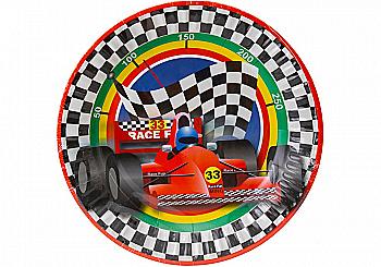Набор бумажных тарелок Racing, 17,78 см, 6 шт, MX44373