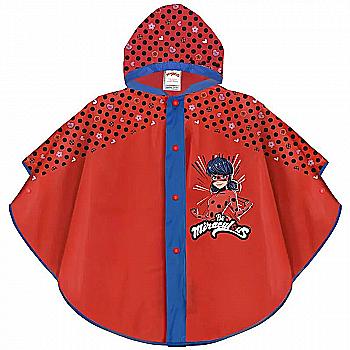 Дождевик, красный/синий, Miraculous Lady Bug, 99706
