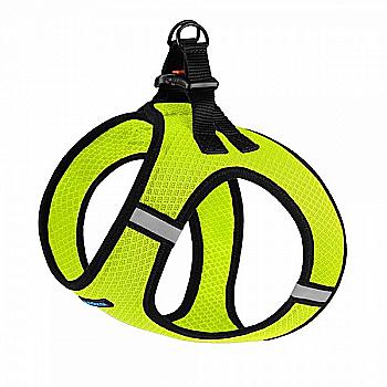 Шлея для собак ТМ Barksi Mesh Vest,размер 2XS,(обв.шеи-26см,обв.груд-29см),лимонная