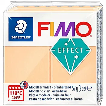 Пластика Effect, Персикова пастельна, 57г, Fimo