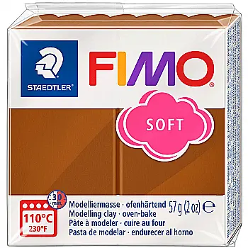 Пластика Soft, Карамель, 57г, Fimo