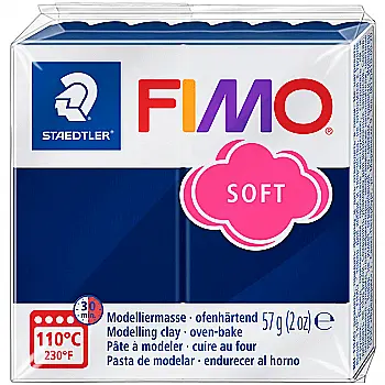 Пластика Soft, Синя королівська, 57г, Fimo