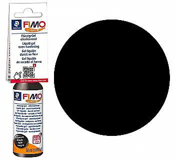 Рідка пластика - гель, чорний, 50 мл, Fimo