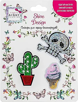 Стикер для одежды "Кактус", 12х7см, LUKKY, T19723