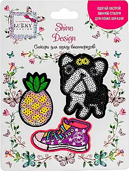 Набір стікерів для одягу "Бульдожик", LUKKY, T19710