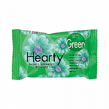 Пластика самозастигаюча Hearty, Зелена, 50 г, Padico