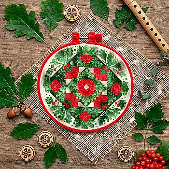 Набор для вышивания крестиком "Традиционный мотив", AHM-094