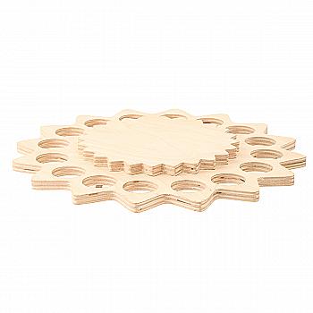 Заготовка деревянная "Подставка для яиц и кулича", 2310