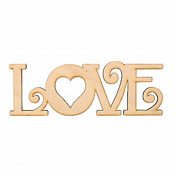 Заготівка дерев`яна День Валентина 4 мм/60*150 мм, ДСВ 034