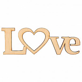 Заготівка дерев`яна День Валентина 4 мм/70*150 мм, ДСВ 067