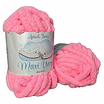 Пряжа мікрополіестер 04 Яскраво- рожевий, 24 м, TM "Avanti Yarn Maxi"