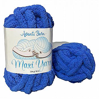 Пряжа мікрополіестер 08 Синій, 24 м, TM "Avanti Yarn Maxi"