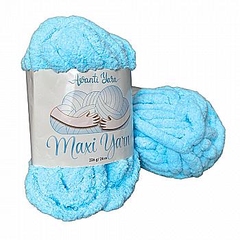 Пряжа мікрополіестер 12 Блакитний, 24 м, TM "Avanti Yarn Maxi"