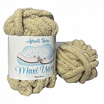 Пряжа мікрополіестер 14-1107 Холодний беж, 24 м, TM "Avanti Yarn Maxi"