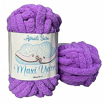 Пряжа мікрополіестер 15 Фіолетовий, 24 м, TM "Avanti Yarn Maxi"