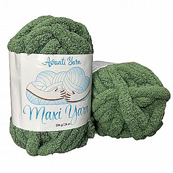 Пряжа мікрополіестер 17-6319 Хакі, 24 м, TM "Avanti Yarn Maxi"