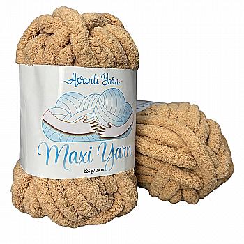 Пряжа мікрополіестер 34 Бежевий, 24 м, TM "Avanti Yarn Maxi"