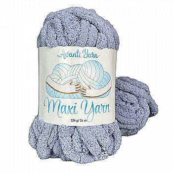 Пряжа мікрополіестер 36 Сіро- блакитний, 24 м, TM "Avanti Yarn Maxi"