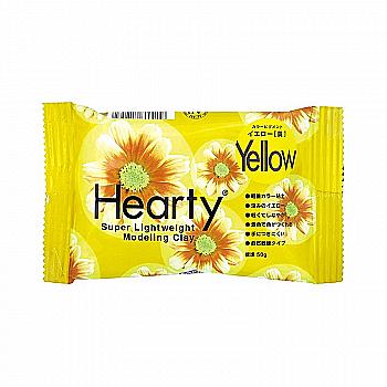 Пластика самозастигаюча Hearty, Жовта, 50 г, Padico