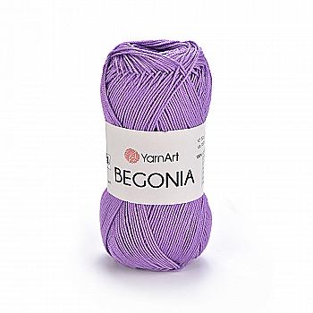 Пряжа 100% бавовна мерсеризована, 6309 Бузковий, 169 м,TM YarnArt Begonia
