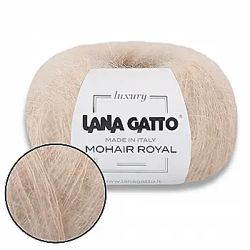 Пряжа Mohair Royal/Мохер Роял, песочный 5893, Lana Gatto