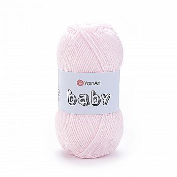 Пряжа для дітей 853-блідо-рожевий, TM YarnArt Baby