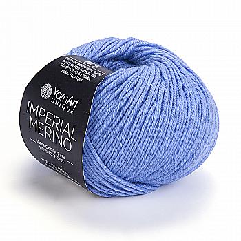 Пряжа мериносова вовна 3341-Блакитний, ТМ Yarn Art - Imperial Merino