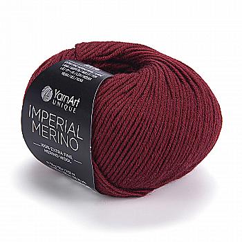 Пряжа мериносова вовна 3344-Бордо, ТМ Yarn Art - Imperial Merino