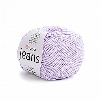 Пряжа напівбавовна 19 Світлий бузок, ТМ Yarn Art - Jeans