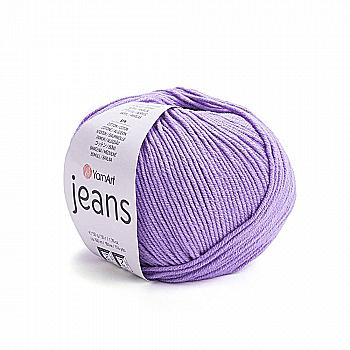 Пряжа напівбавовна 72 Бузок, ТМ Yarn Art - Jeans
