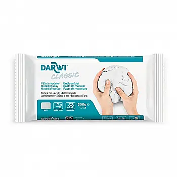 Самозастигаюча маса Darwi-Classik біла 500гр DR-DA0800500000