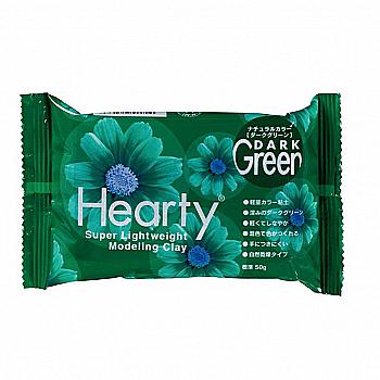 Пластика самозастигаюча Hearty, Темна зелена, 50 г, Padico в