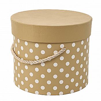 Подарункова коробка маленька кругла, W9398