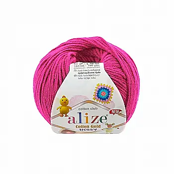 Пряжа 149 Малина, 165 м,TM Cotton Gold Hobby