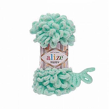 Пряжа мікрополіестер 19 М`ята, TM Alize Puffy