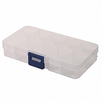 Органайзер для рукоделия, ORG-001, 10 ячеек, с замком, с подвесом, 13х6,5х2,2