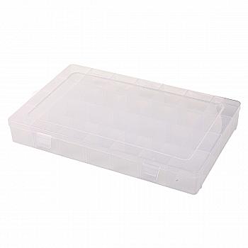 Органайзер для рукоділля, ORG-007, 28 комірок, з замком, з підвісом, 34,5х21,5х4,5