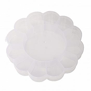 Органайзер для рукоділля, ORG-010, Ромашка, 12+1 комірка, 15,5х2,5