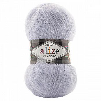 Пряжа мохер 224 Ніжний бузок, ТМ Alize - Mohair Classic