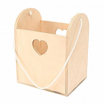 Заготовка деревянная Короб, 21,5*17,5*16,5 см, 1651