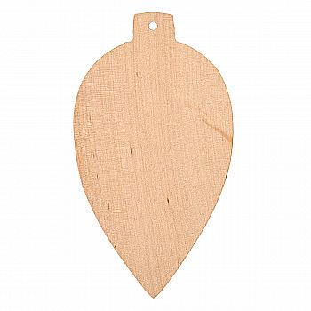 Заготовка Ёлочная игрушка, 10*6 см,  0212