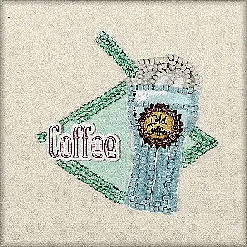 Магнит для вышивания бисером 9*9 см, FLA-215