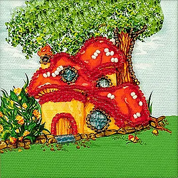 Магнит для вышивания бисером, FLA-033