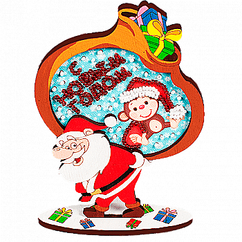 Магнит для вышивания бисером c фигурной рамкой, FLD-034