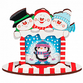 Магніт для вишивання бісером з фігурною рамкою, FLD-039