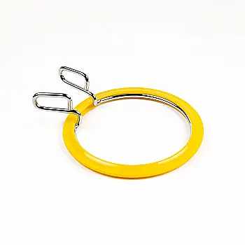 П`яльці пружинні для вишивання та штопки "Nurge", d=58 мм, 160-3, жовті,  ТМ "Чарівна мить"